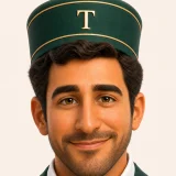 Tony, le concierge des clients de l'hôtel